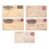 Image 9 : Lot of 7 old Western-related postcards in  protective sleeves including an old street scene  of San