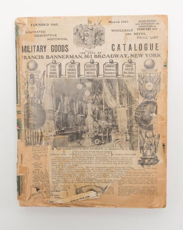 Bannerman original 1913 catalog; mostly there with some fraying, losses