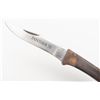 Image 10 : Lot of four knives including folding fisherman’s  knife, a Kershaw folder with leather belt sheath;