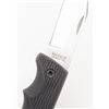 Image 5 : Lot of four knives including folding fisherman’s  knife, a Kershaw folder with leather belt sheath;