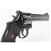 Image 10 : Smith & Wesson Model 586-1 DA revolver, .357  Magnum cal., 6” barrel, blue finish, checkered  finger