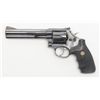 Image 2 : Smith & Wesson Model 586-1 DA revolver, .357  Magnum cal., 6” barrel, blue finish, checkered  finger