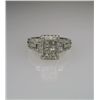 Image 1 : Brilliant Diamond Ring Fine set with 60 Princess  and round cut Diamonds weighing approx. 1.50 carat