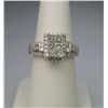 Image 3 : Brilliant Diamond Ring Fine set with 60 Princess  and round cut Diamonds weighing approx. 1.50 carat