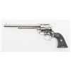 Image 3 : Colt SAA revolver, .45 cal., 7-1/2” barrel, nickel  finish, hard rubber eagle grips, 4th Generation,