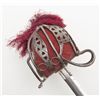 Image 9 : Scottish basket hilt military style saber with  fancy etched blade marked Marshall and Company St.