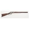 Image 1 : Winchester Model 1873 lever action rifle in relic  condition, .44 cal., 20” octagon barrel, wood  st