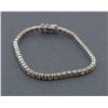 Image 1 : Tennis bracelet, 5ct, 18K, 51 natural colored  diamonds; cost over $4,000 in custom order in  2009.