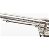 Image 4 : Colt SAA revolver, .45 cal., 7-1/2” barrel, nickel  finish, checkered hard rubber eagle grips, 4th