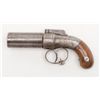 Image 2 : Allen and Wheelock pistol, .31 cal., 5-shot,  6-1/2’ overall length, 3” barrel, walnut grips,  very