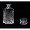 Image 2 : Lot of 6 pieces of misc. crystal consisting of a  decanter with stopper, approx. 9” in height; a  Fr