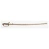 Image 1 : Japanese field saber from WWII era with D guard  and minty blade. Est.: $300-$600