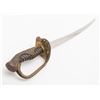 Image 8 : Japanese field saber from WWII era with D guard  and minty blade. Est.: $300-$600