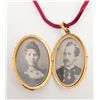 Image 3 : Lot of 2 antique lockets with photos of Herman and  Cornelia Bendel; Herman’s Colt 1851 Navy revolve