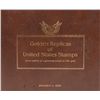 Image 2 : Lot  1232 (14JAM-8):  Leather binder of Golden  Replicas of United States Commemorative Stamps  incl