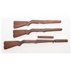 Image 1 : Lot of 3 Garand stocks including one in very good  to fine condition with a “P” proof and RA-P  cart