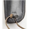 Image 3 : Mexican made leather heavy duty single loop  holster and gun belt for a Single Action revolver.