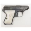 Image 2 : Italian Rigarmi semi-automatic pistol, 6.35mm  caliber, Serial #41910.  The pistol is in overall  ex
