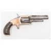Image 1 : Marlin spur trigger tip-up revolver, .30 cal., 3”  barrel, brass frame, checkered hard rubber grips,