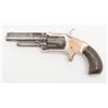 Image 2 : Marlin spur trigger tip-up revolver, .30 cal., 3”  barrel, brass frame, checkered hard rubber grips,