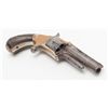 Image 6 : Marlin spur trigger tip-up revolver, .30 cal., 3”  barrel, brass frame, checkered hard rubber grips,