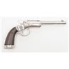 Image 1 : Stevens single shot target pistol, .22 cal., 6”  barrel, old re-nickel finish, #NVSN in overall  fai