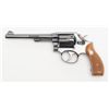 Image 2 : Smith & Wesson Model 10-5 DA revolver, .38 Special  cal., 6” barrel, blue finish, checkered wood  me