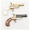 Image 1 : Pair of Colt Lord and Lady single shot derringers,  .22 short cal., 2-1/2” barrels; 1st derringer is