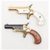 Image 2 : Pair of Colt Lord and Lady single shot derringers,  .22 short cal., 2-1/2” barrels; 1st derringer is