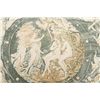 Image 2 : Beautiful large Milton shield made from crushed  marble, green with angels in relief, approx. 33”