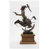 Image 4 : Great humorous motif limited edition (11/30)bronze  entitled “John D’ Wayne” (1993) by R.C. Merrill,