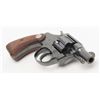 Image 7 : Colt Banker’s Special DA revolver, .38 Special  cal., 2” barrel, blue finish, checkered wood  medall