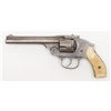 Image 2 : Eastern Arms Co. DA hammerless top-break revolver,  .38 cal., 5” barrel, blue finish, checkered faux