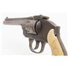Image 8 : Eastern Arms Co. DA hammerless top-break revolver,  .38 cal., 5” barrel, blue finish, checkered faux