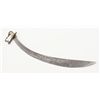 Image 9 : U.S. Eagle head sword with curved blade and brass  scabbard in overall good condition showing  engra