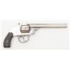 Image 1 : Hard-to-find Iver-Johnson DA hammerless top-break  revolver with 6” barrel, .38 cal., nickel finish,