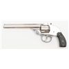 Image 2 : Hard-to-find Iver-Johnson DA hammerless top-break  revolver with 6” barrel, .38 cal., nickel finish,