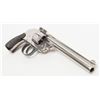 Image 5 : Hard-to-find Iver-Johnson DA hammerless top-break  revolver with 6” barrel, .38 cal., nickel finish,