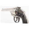Image 8 : Hard-to-find Iver-Johnson DA hammerless top-break  revolver with 6” barrel, .38 cal., nickel finish,