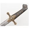 Image 4 : 19th to 20th century copy of famous Russian sword  with nicely etched inlay reading “Stanislaus  Aug