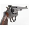 Image 11 : Smith & Wesson K-22 5-screw DA revolver, .22LR  cal., 6” barrel, blue finish, checkered wood  medall