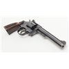 Image 9 : Smith & Wesson K-22 5-screw DA revolver, .22LR  cal., 6” barrel, blue finish, checkered wood  medall
