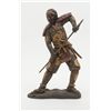 Image 1 : 19th to 20th century bronze of warrior with  armour.  Chinese or Japanese.  Est.:  $600 -  $1,200.