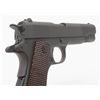Image 9 : U.S. Property Colt Model 1911-A1 semi-auto pistol,  .45 cal., 5” barrel, parkerized finish, checkere