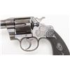 Image 5 : Factory engraved Colt Army Special DA revolver,  .38 cal., 4” barrel, blue finish, checkered black