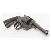 Image 8 : Factory engraved Colt Army Special DA revolver,  .38 cal., 4” barrel, blue finish, checkered black