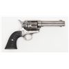Image 1 : Colt SAA revolver, .32 W.C.F. cal., 4-3/4” barrel,  blue and case hardened finish, checkered plastic