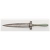 Image 1 : Very interesting dagger dating to the 19th century  or earlier with Damascus pattern steel blade and
