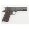 Image 1 : U.S. Property Model 1911-A1 by Ithaca semi-auto  pistol, .45 cal., 5” barrel, parkerized finish,  ch