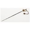 Image 9 : English Victorian Court sword and scabbard,  approx. 37” overall with leather scabbard  displaying b